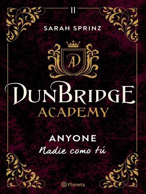 Title details for Dunbridge Academy. Anyone by Sarah Sprinz - Available